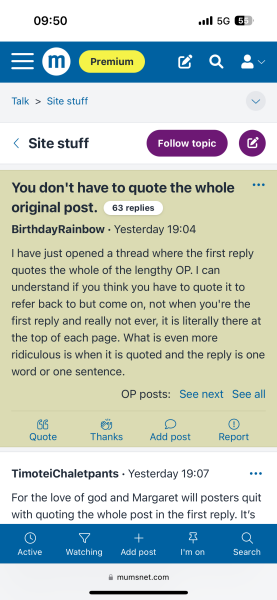 You don't have to quote the whole original post.