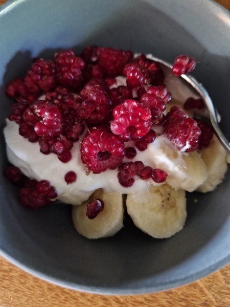 Taking a photo of everything I eat