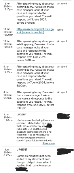 Universal Credit Managed Migration - thread 2