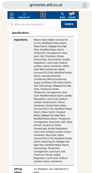 Has anyone tried the Aldi 'dairy free' plant based cheese range?