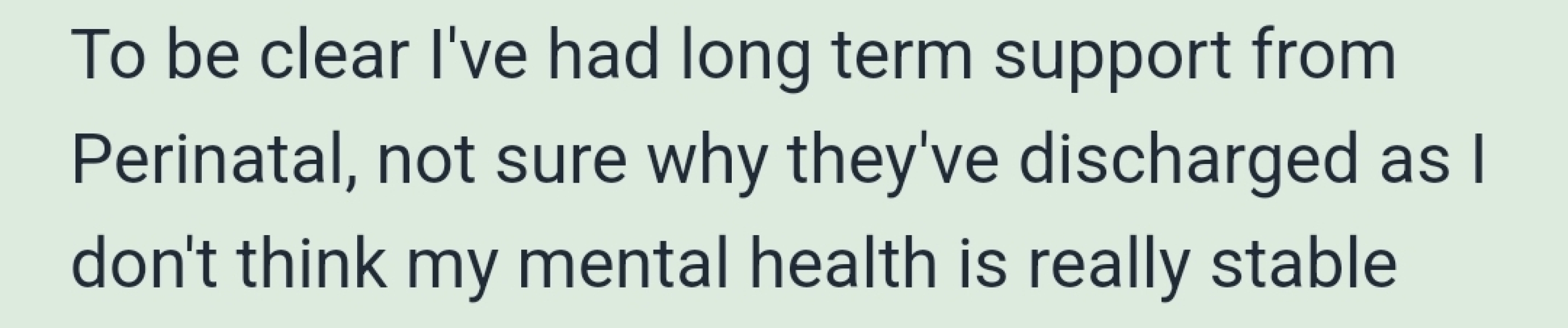 Aibu for not wanting to discuss my mental health with health visitor?