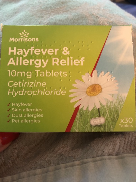 Panicking! - I’ve taken Cetirizine Hydrochloride for 1 week!