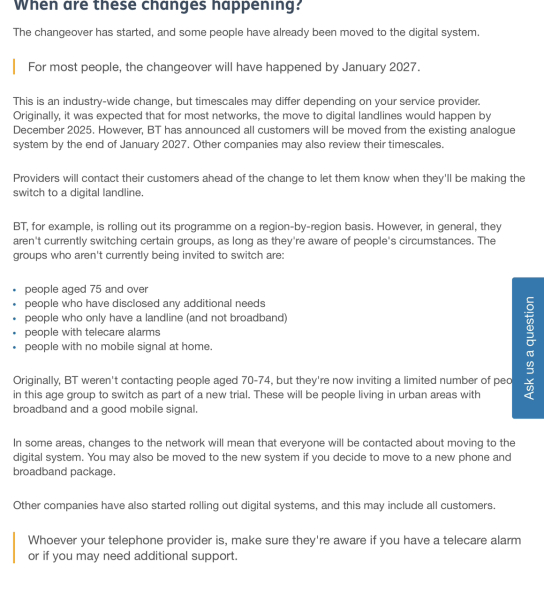 Broadband & landline - utterly bewildered