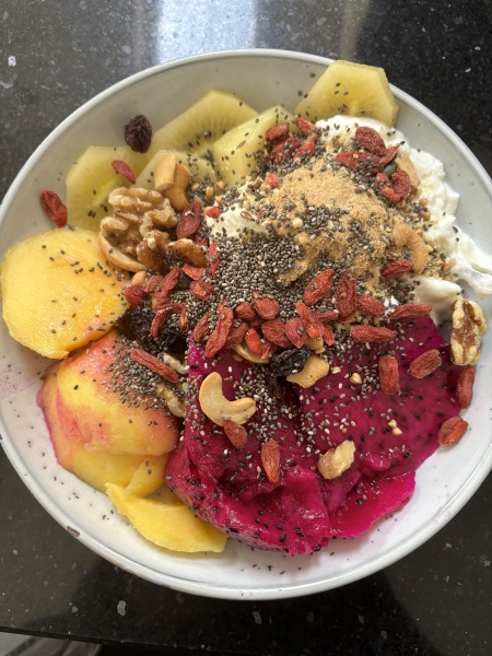 Taking a photo of everything I eat