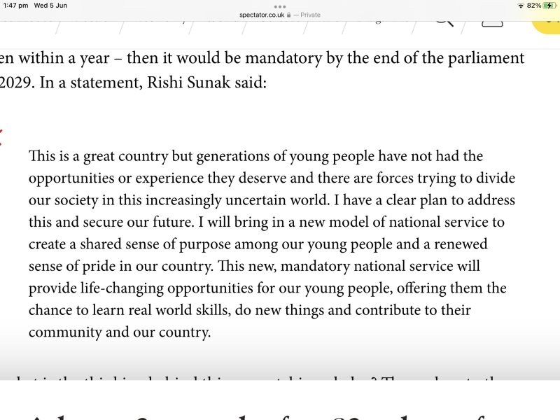 To think we are being lined up for something?