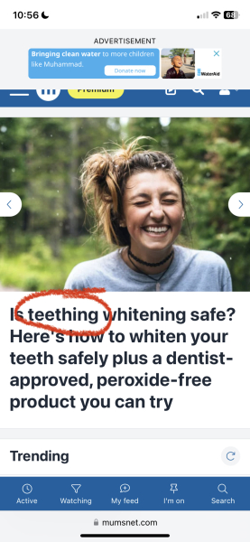 Typo in one of the prominent adverts