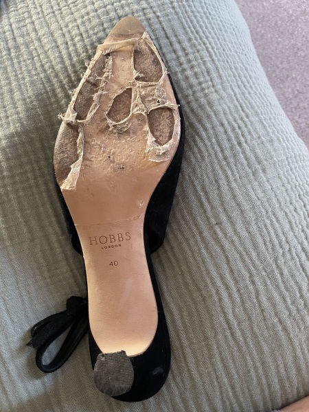 Ruined shoes!