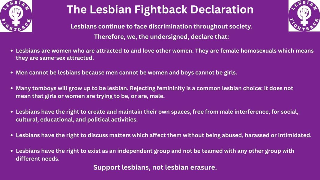 The Lesbian Fightback Declaration
