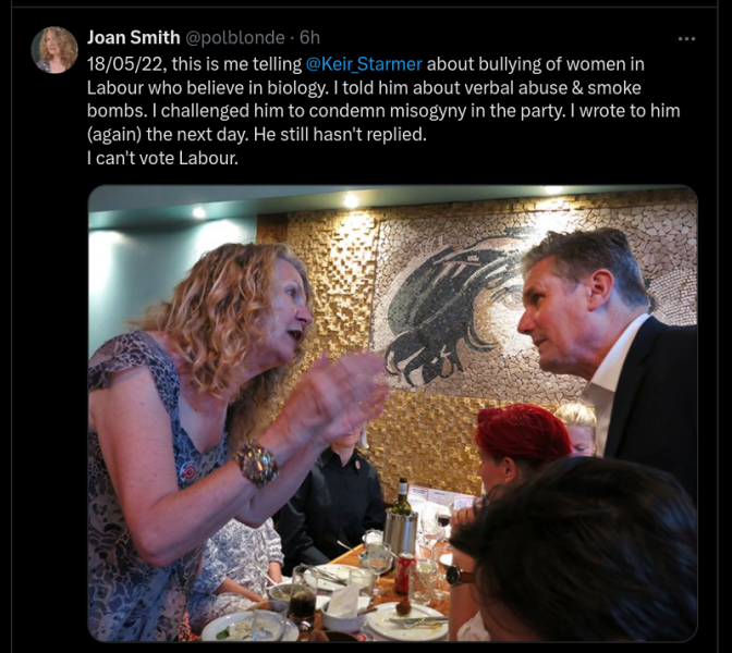 Writer Joan Smith leaves Labour over its betrayal of women.