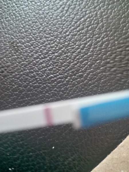 Clear blue pregnancy test