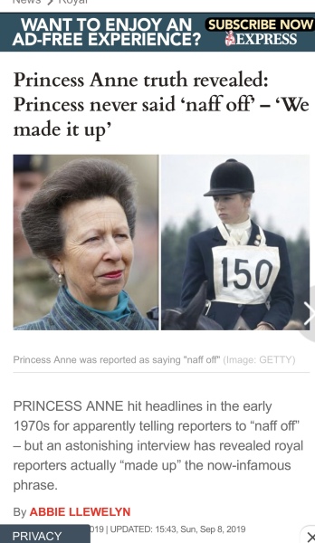 Princess Anne in hospital