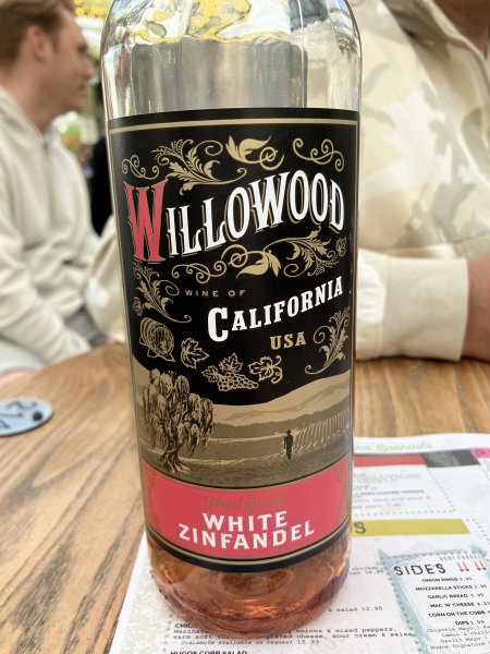 Rose wine £22 and it’s only 9.5%!