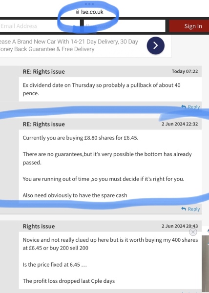 National Grid Rights Issue