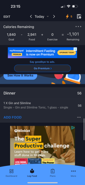 Taking a photo of everything I eat