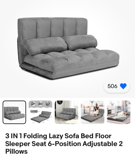 Unbreakable sofa bed for 7yo boy’s room?!?! 😂