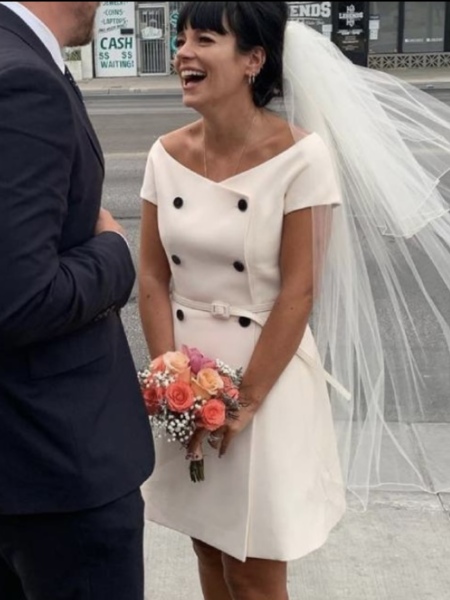 Is this too casual for a wedding dress?