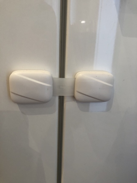 Cupboard door locks