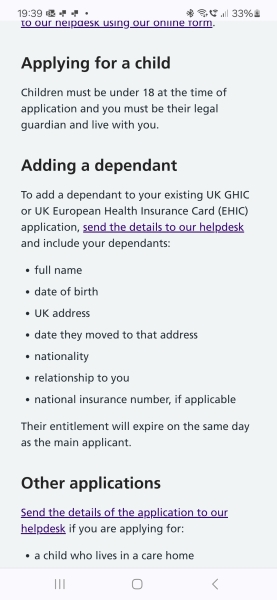 School trip abroad - GHIC card