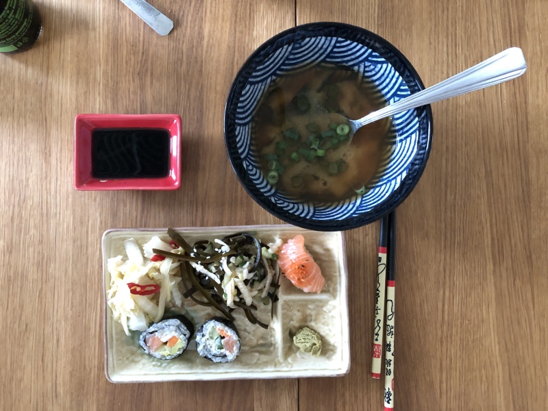 Taking a photo of everything I eat