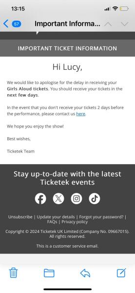 Anyone going to see Girls Aloud in Birmingham?