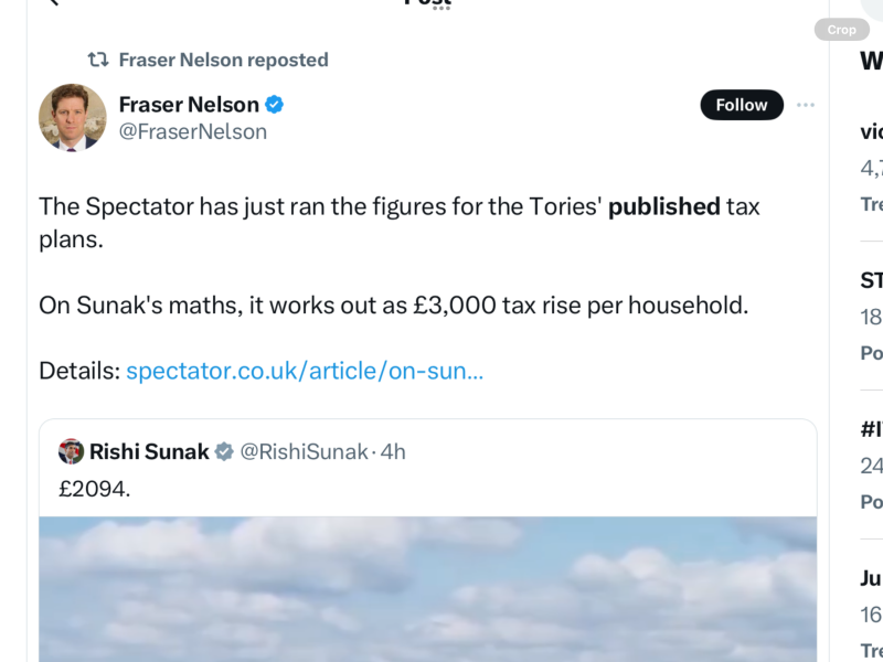 Thread 47 Sunak : The Ship of Fools sails on