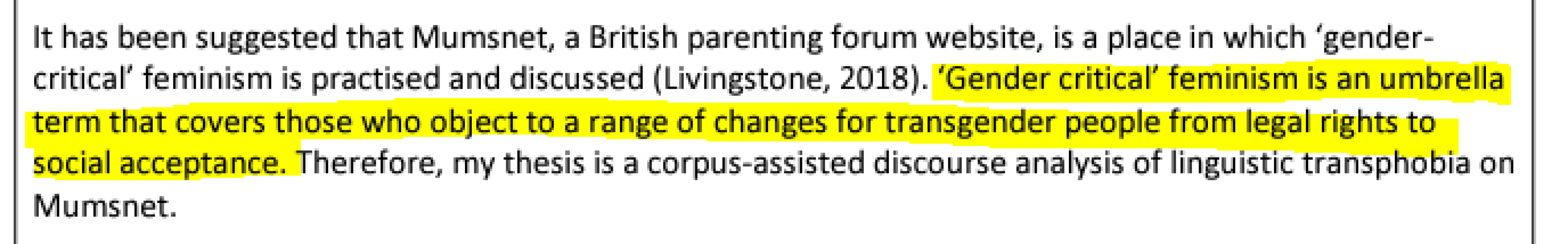 Aston University Mumsnet Corpus FOI requests