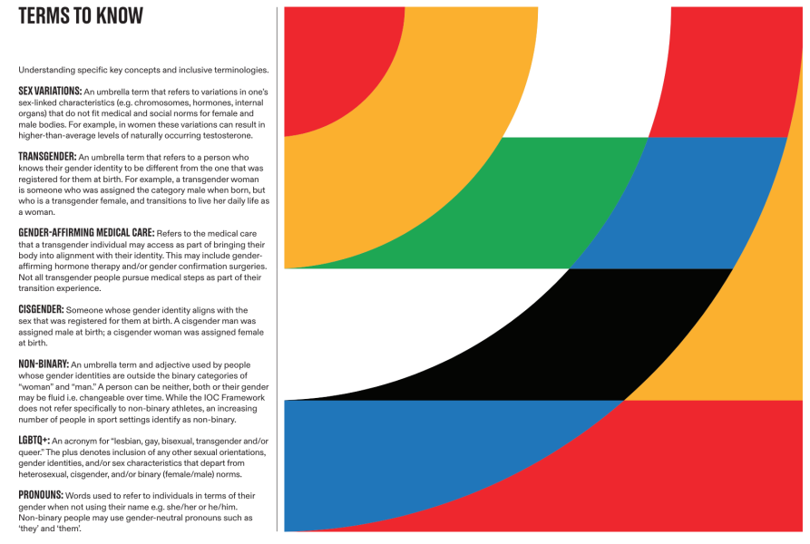 IOC “portrayal guidelines”