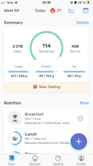 Taking a photo of everything I eat