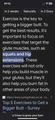 How to get a bigger bum