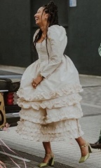 Is this too casual for a wedding dress?
