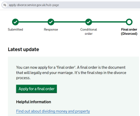 Financial Consent Order Processing Time