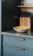 Hiding plug sockets under kitchen cabinet