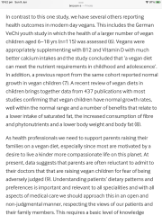 To think that parents shouldn’t force their children to follow their dietary preferences?