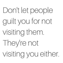 To think its not only my job to keep family relationships
