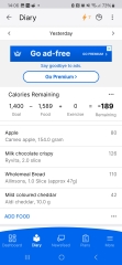 Taking a photo of everything I eat
