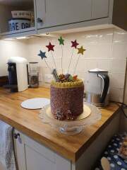 To decorate a pre iced cake for dds 16th and refuse to pay £80 for a themed cake?!
