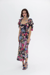 strapless open back dress Garze Backless Maxi Dress In Red  Night Novas