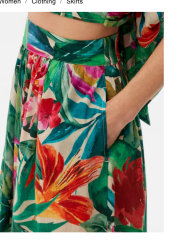 Cotton maxi skirt