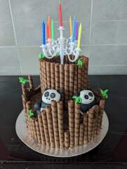 To decorate a pre iced cake for dds 16th and refuse to pay £80 for a themed cake?!