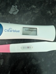 Different readings on pregnancy tests