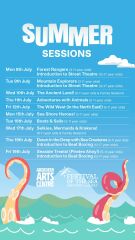 Summer Sessions at Aberdeen Arts Centre