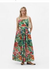 Cotton maxi skirt