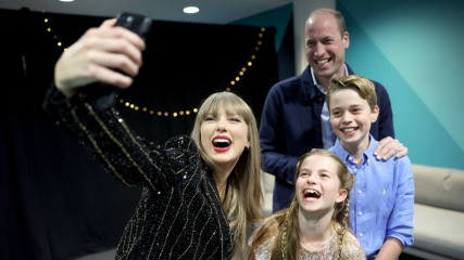 Will, George & Charlotte - Taylor Swift concert (photos)