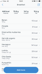 Taking a photo of everything I eat