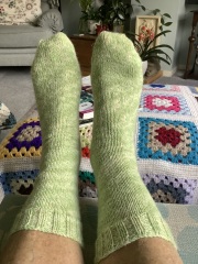 It's crochet,  knit and natter thread 11. So much yarn we need a yarn barn.