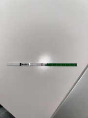 Are my eyes deceiving me or is this a faint line??