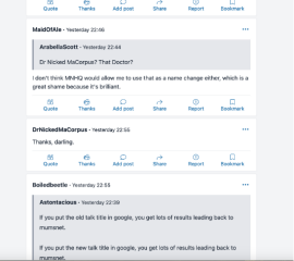 'Thanks' notifications not working properly