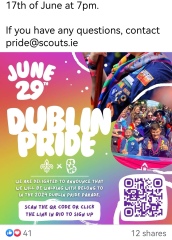 Belong 2 linking up with Scouting Ireland. I feel this is extremely inappropriate