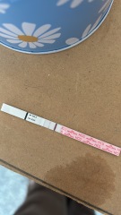 Positive test - interrupted line?