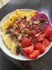 Taking a photo of everything I eat